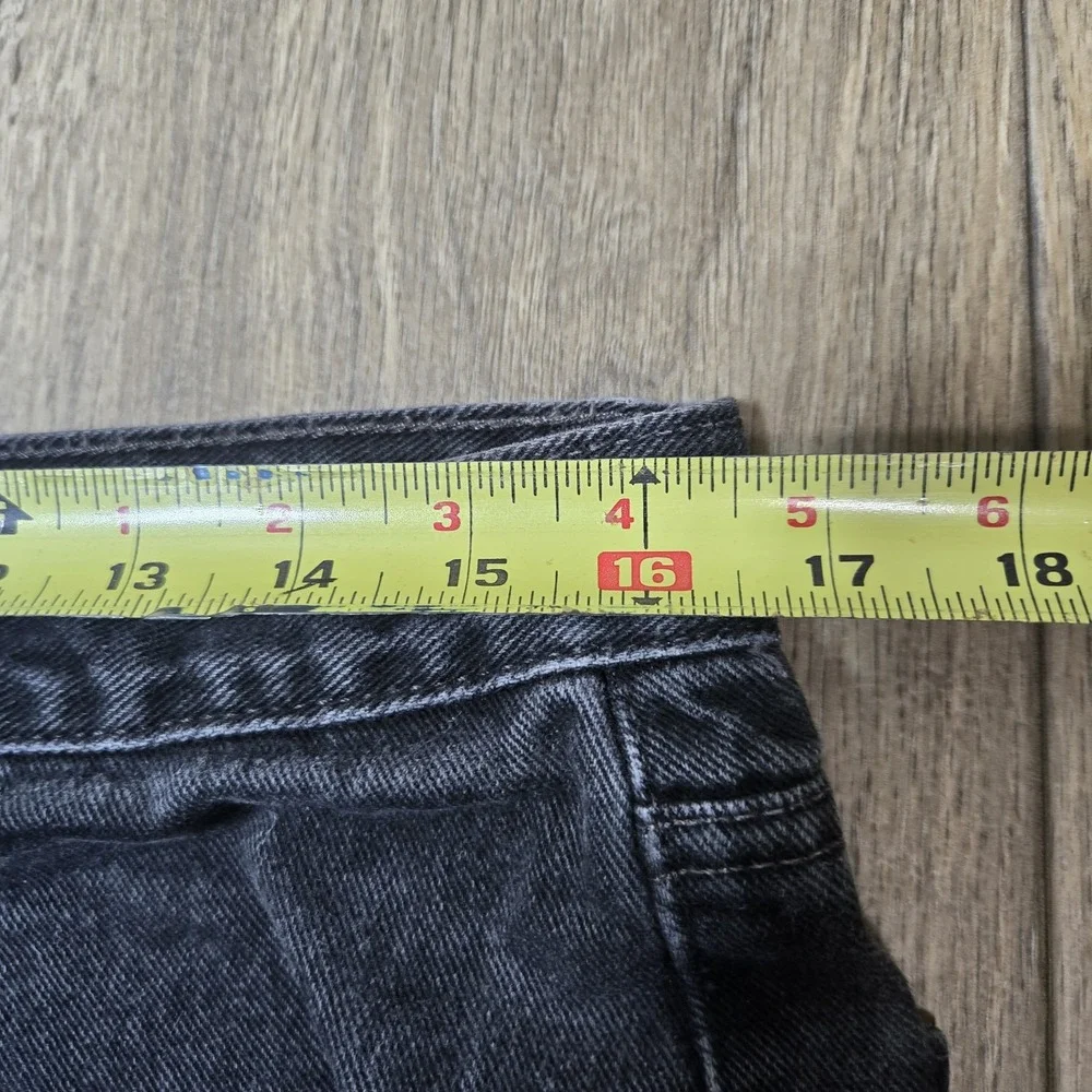 Vtg Levis 550 Jeans Black Relaxed Fit Tapered Leg Y2K 2002‎ Mens 33/34x34